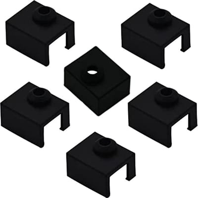 6 Stuks Siliconen Heater Blocks voor 3D Printers - Accessoires voor Ender 3 Series