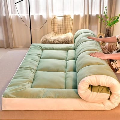 Japanse futonmatras - Vloermatras Gastenmatras - Comfortabel Slapen - Ademend en Dik - 90 x 200 cm - Niet gespecificeerd