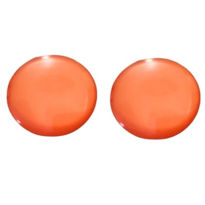 Clip oorbellen Oranje 2.5 cm- geen gaatje- Charme Bijoux