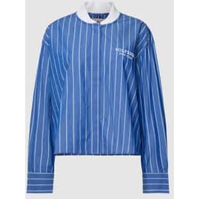 Blouse met streepmotief, model 'BASEBALL'