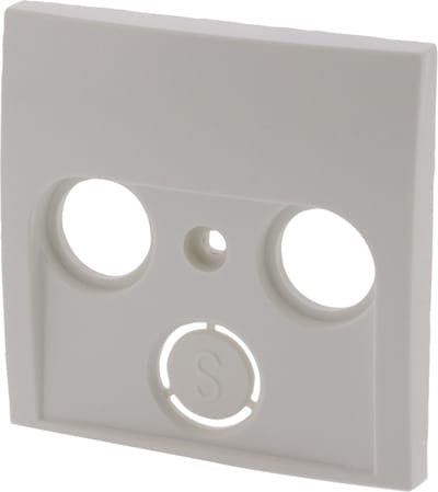 Berker S1 centraalplaat – radio – tv – polarwit