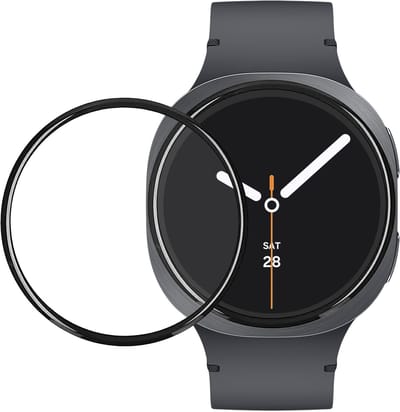 kwmobile Beschermfolie geschikt voor Samsung Galaxy Watch 8 (44mm) Schermbeschermer - 2 x screenprotector smartwatch anti kras