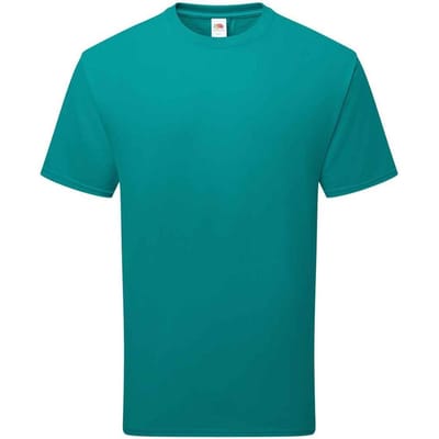 Fruit of the Loom Katoenen uniseks T-shirt voor volwassenen (Ocean Teal)