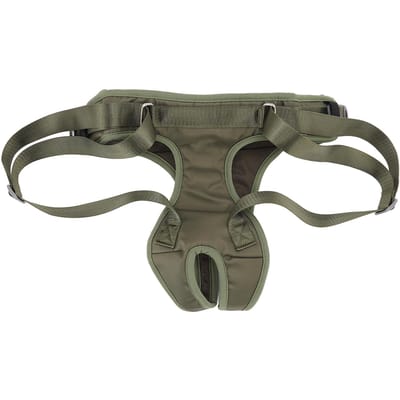 Harnais de levage pour chien Sangle de soutien réglable pour les pattes arrière de chien pour chien handicapé, blessé, âgé Vert militaire L gray