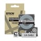 Epson LK-5ABJ matte tape zwart op lichtgrijs 18 mm (origineel)