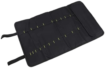Professionele Koksmes Tas met 20 Slots - Lichtgewicht en Beschermend (Rood)