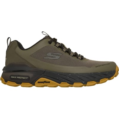 Skechers max protect promote track in de kleur groen.