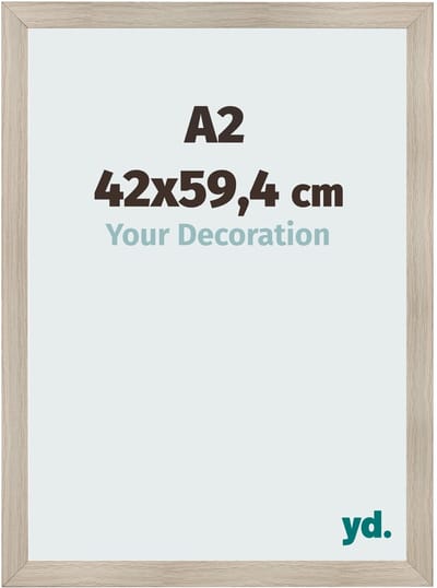 Your Decoration - Fotolijst A2 42x59,4 cm - MDF - Eiken Licht - Pisa