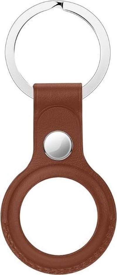 Ulanax® | Sleutelhanger - Geschikt voor apple airtag - Bruin |