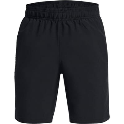 Under Armour Technische geweven korte broek met logo voor jongens (Zwart)