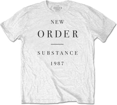 New Order - Substance Heren T-shirt - S - Wit