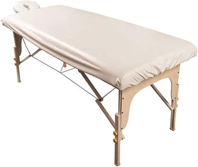 Waterdichte spabehandeling massagebladenset voor massagetafels - Machinewasbaar en inbegrepen gezichtssteun