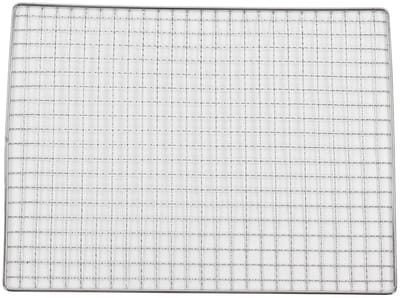 Dailygoods- Grillrooster Roestvrij Staal - Antiaanbaklaag - BBQ Mat - 35 x 26,7 cm - Veilig Ontwerp - Geschikt voor Vlees/Groenten - Barbecue