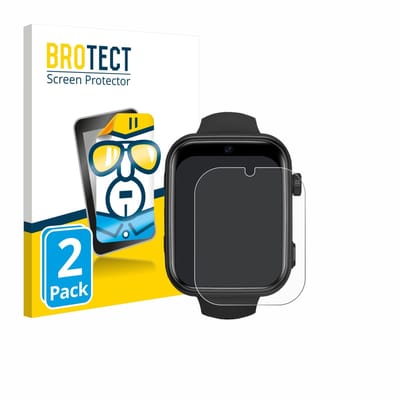 BROTECT - Screenprotector voor Aimiuvei Kids Smartwatch - Folie Beschermfolie transparant 2 Stuks