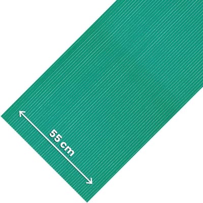 Antislip Keukenloper - Rolmat PVC - Vloer Beschermen - Waterafstotend Schimmelbestendig - 55 x 500 cm - Aqua Groen