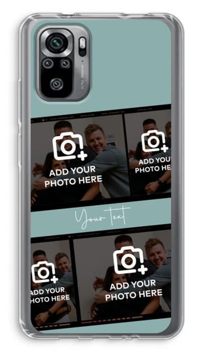Gepersonaliseerd - Case Company® - Hoesje geschikt voor Xiaomi Redmi Note 10S hoesje - Filmrol N°2 - Soft Cover Telefoonhoesje - Bescherming aan alle Kanten en Schermrand