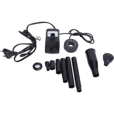 Pompe à eau submersible IP68 Étanche Faible bruit Pompe pour fontaine pour hydroponie Aquarium Bassin de poissons Jardin 8WEU