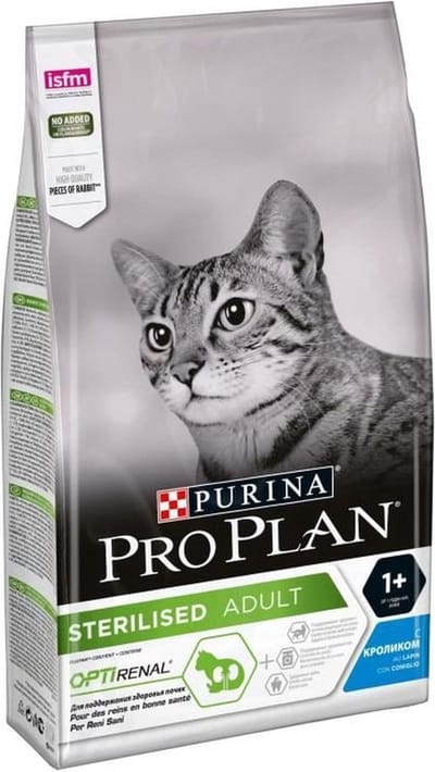 Purina Pro Plan - Droogvoer voor Katten - Sterilised - Niergezondheid - Smakelijke Konijn