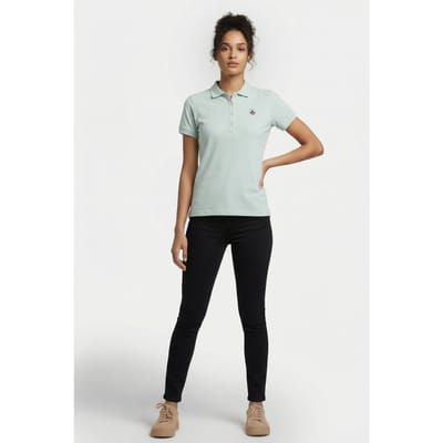 JOTT Franca Polo Peppermint Maat: XS | Poloshirts Outlet | Dames | Groen