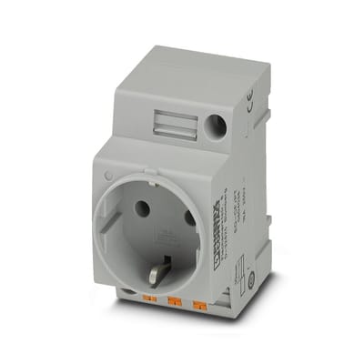 Contactdoos voor schakelkast Phoenix Contact EO-CF/PT Grijs (l x b) 60 mm x 45 mm