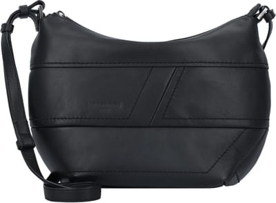 LIEBESKIND BERLIN Schoudertas Edda Calf Optic Hobo Bag Black Zwart