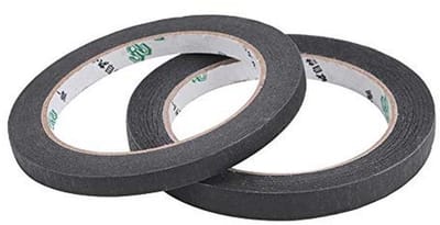 Zwarte Gitaar Isolatie Tape - 2 Stuks