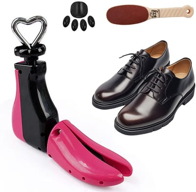 Verstelbare Schoenspanner Set - Schoenen oprekker - Unisex - Maat 41-47 - Roze