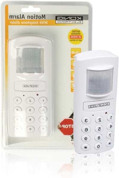 Beveiligingsalarm met telefoonkiezer - Inbraakmelder huis - Huis beveiligen - 130dB luid alarm - 167 cm - Wit