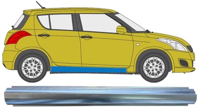 Reparatie dorpel voor Suzuki Swift 2010-2017 / Rechts