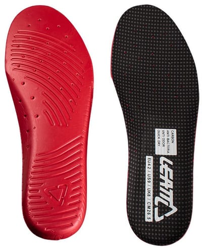 Leatt Carbon Anti-odor Pair Zolen Rood,Zwart EU 43 Man,Vrouw