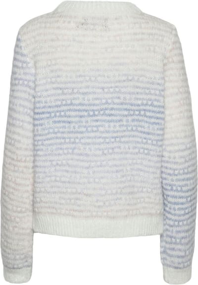 Pieces Pcnofia Ls O-neck Knit Cloud Dancer | Multicolour | Maat: XL