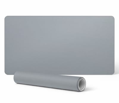 Moderne bureauonderlegger met originele print, grijs, 90x45 cm