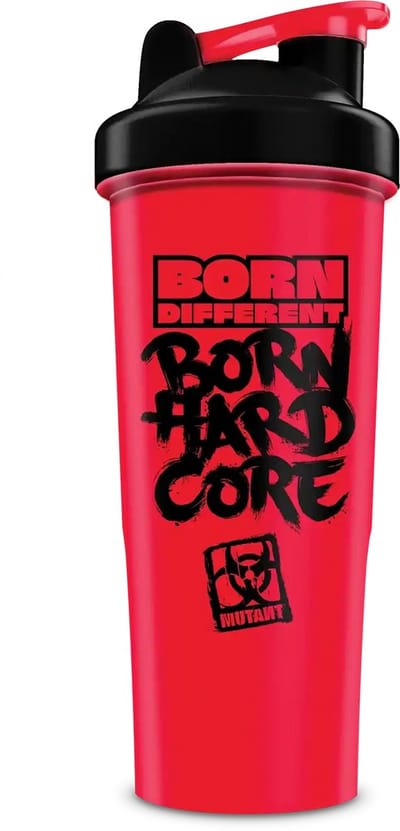 Grote Shakebeker 1000ml - Lekvrij en BPA-vrij - Rood