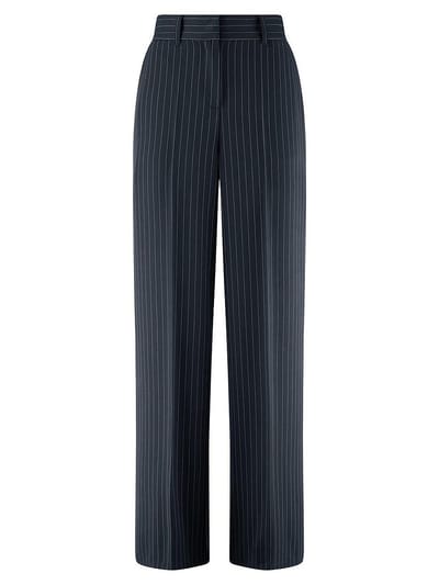 Enkellange broek Van Peter Hahn blauw