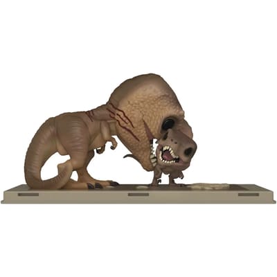 Beeldje Funko POP Movie Poster Jurassic Park Tyrannosaurus Rex and Velociraptor