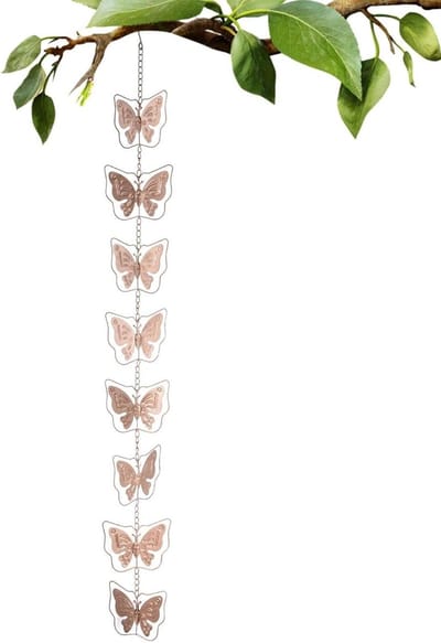 Regenketting - Waterafvoer - Decoratieve Tuin - Visueel en hoorbaar genot - 90-120 cm - Metaal