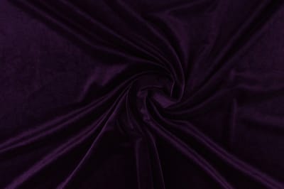 Velvet stof op rol - 165cm breed - Paars - 30 meter
