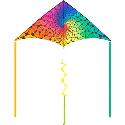 Eenlijnsvlieger HQ Delta Spectrum Spin 2 m 106106 Regenboog 210 x 98 cm