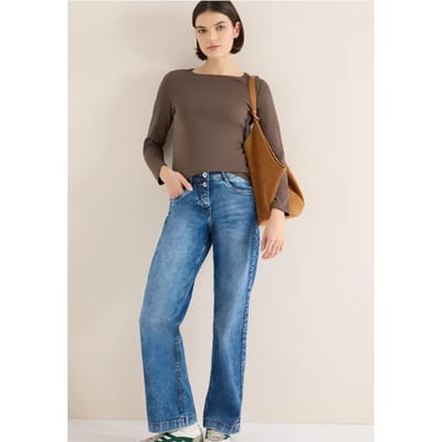 Shirt met boothals