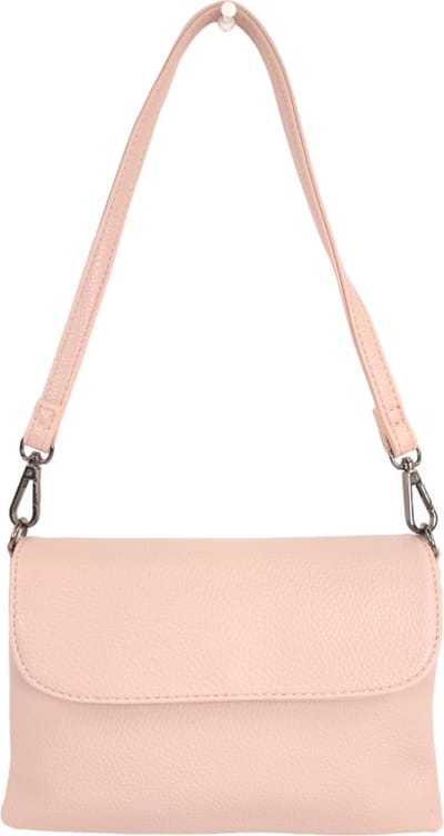 Flora&Co - klein handtasje/crossbody - korte en lange riem - rose/roze