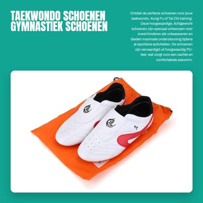 Dailygoods- Desktops Hoogwaardig PU-leer - Antislip Zolen - Lichtgewicht - Duurzaam - Comfortabele Draagervaring - Geschikt voor Taekwondo/Kung Fu - Sportschoenen