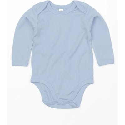 Babybugz | Baby long Sleeve Bodysuit | Dusty Blue | 3 - 6 Maanden