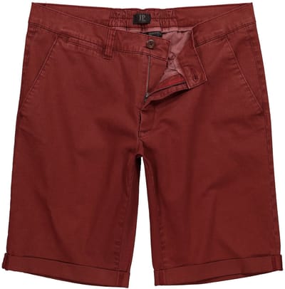 JP 1880 - Heren - Chino-bermuda Buik-Fit Regular Fit - Donkerrood - Maat 70