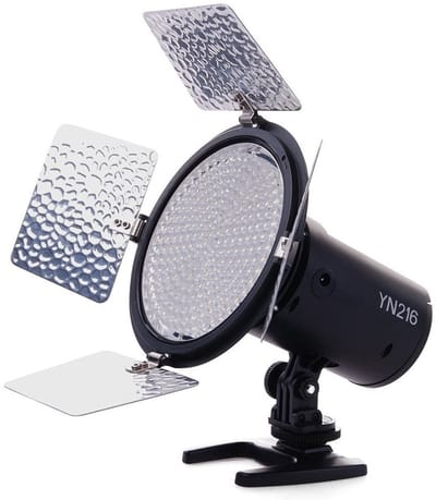 Allecto - YN216 - LED videolamp - Professioneel gebruik - 3200K-5500K - Camera verlichting - Ideaal voor videoproductie - Geschikt voor DSLR-camera's