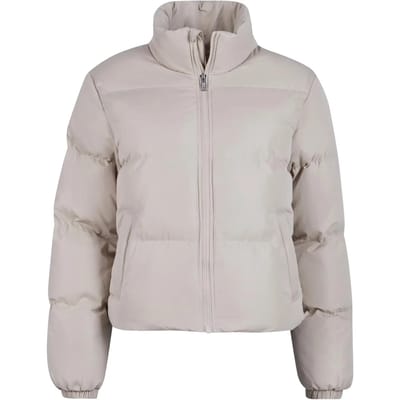 Urban Classics - Short Peached Gewatteerd jack - XL - Beige
