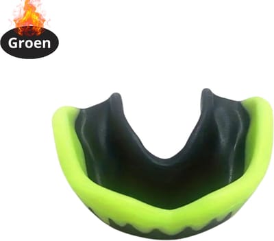 Livano Mouthguard - Bitje Kickboksen - Vechtsport - Gebitsbeschermer - Boksen - Kinderen & Volwassenen - Groen