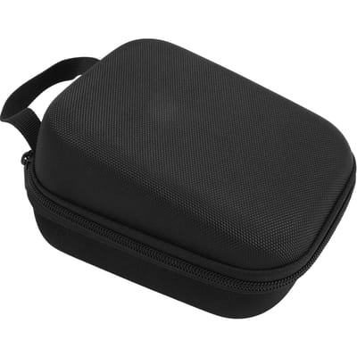 Draagbare Reistas EVA Nylon Harde Schaal Opbergkoffer Compacte Organizer met Handvat en Netvak black