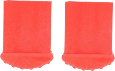 Laddervoeten Vervanging - Trapladder Pads - Vloer Beschermen - Antislip Rubber - 8.5x5.9cm - Rood