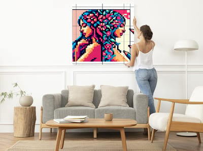 Kunstprint | Wanddecoratie | Dibond | 80 × 80 cm
