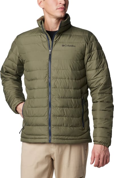 Columbia Powder Lite™ II Jacket Men's Outdoorjas - Stone Green - Maat S